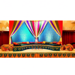 Muslim Mehndi Stage Embrodried Backdrop Elegant Design <b>Wedding</b> Stage Backdrops Royal <b>Wedding</b> Stage Backdrop Cloth <b>Frames</b> - Product Image 1