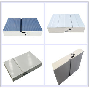 Pu toit sandwich borad <span class=keywords><strong>prix</strong></span> par mètre carré panneaux isolés panneau sandwich pu panneaux sandwich PU étanche - Product Image 3