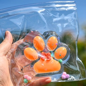 Venta al por mayor de Patas de Gato Kawaii de 12x12 cm, Patas de Animales Personalizables de Fábrica, Squishy de Silicona, Squishy de TPR, Mochi Squishy, Regalo Novedoso - Product Image 5