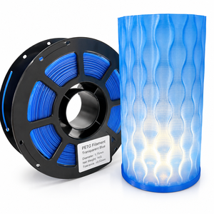 PETG Basic Lichtdiffusie Blauw Filament Spoel Lage Vervorming Printmateriaal 3D Printer Filament voor 3D-printen - Product Image 2