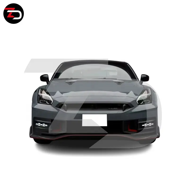 Nieuwe Aankomst Nsm Stijl Half Carbon Materiaal Bodykit Met Voorbumper Achterbumper Zijrok Lip Achter Spoiler Voor Gtr R36