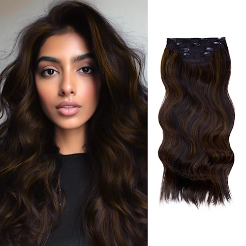 Balayage Dark Black Auburn Mix Chestnut