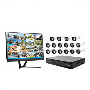 Sistema de Câmera NVR com Gravador de Vídeo em Disco Rígido de 16 Canais, Saída HD de 5MP, Fonte de Alimentação POE para Câmera de Vigilância em Rede - Product Image 1