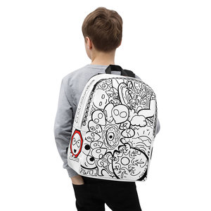 Minimalista # Zaino 11: Stile Classico Moderno, Comodo, Impermeabile in Tessuto Oxford con Sistema di Trasporto a Tracolla e Fodera in Poliestere - Product Image 2