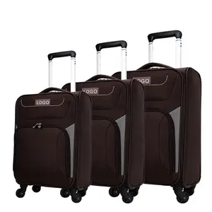 Özelleştirilmiş 1680D Oxford kumaş bavul seyahat arabası bagaj seti taşımak-bagaj