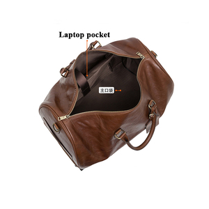 패션 디자인 더플 백 확장 가능한 롤링 여행 가방 비건 가죽 트롤리 수하물 가방 부드러운 바퀴 운반 - Product Image 6