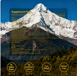 GOMAS <span class=keywords><strong>DE</strong></span> ORO HIMALAYAN SHILAJIT que mejoran la energía Corazón y <span class=keywords><strong>sangre</strong></span> pura del Himalaya 100% gomitas <span class=keywords><strong>de</strong></span> Shilajit naturales - Product Image 3