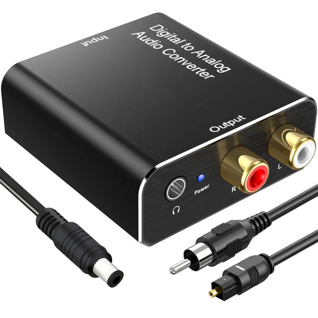 SY 2024 Other Home Audio 1080P Digital to Analog Audio Converter Optical to Analog Audio Adapter Converter