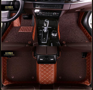 Alfombrillas de Lujo Antideslizantes para Coche <span class=keywords><strong>Volkswagen</strong></span> Polo, Bora, Tiguan y Jetta, Hechas de Cuero 3D/5D, Fabricadas en China - Product Image 1