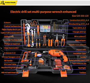 Deko — perceuse électrique, <span class=keywords><strong>Kit</strong></span> d'outils électriques pour la maison - Product Image 3