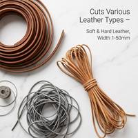 Bracelet en cuir véritable tressé pour femmes accessoire de découpeuse de cordon essentiel de la fabrication de chaussures