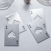 Ouvre-bouteilles en acier inoxydable personnalisés de taille de carte de crédit ébauches d'artisanat en métal pour la sublimation pour ouvre-boîte de vin de bière