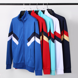 Ensemble de survêtements à fermeture éclair intégrale, vêtements de sport respirants, survêtement de football personnalisé, maillots d'entraînement, survêtement d'entraînement de football grande <span class=keywords><strong>taille</strong></span> - Product Image 1
