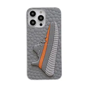 Casing ponsel silikon sepatu 3D, sarung HP desain kreatif baru untuk iPhone 1 6 15 14 13 12 11 Pro Max hanya Do it