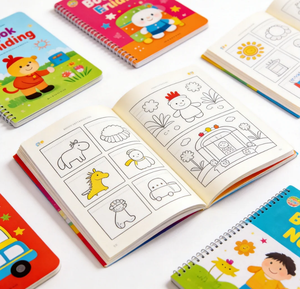 Livres de coloriage personnalisés en gros pour enfants, livres d'apprentissage pour enfants à reliure spirale avec un <span class=keywords><strong>design</strong></span> unique pour les enfants - Product Image 5