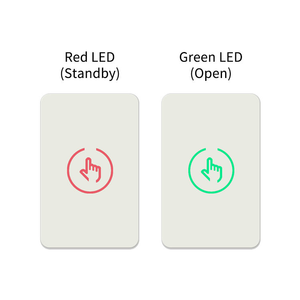 Botón de Salida Táctil con Sensor LED, Montado en Superficie, de Plástico, para Control de Acceso, en Oferta - Product Image 4