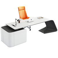 Mobilier de bureau KD13 escritorio pour chef de bureau table de bureau de luxe pour chef d'entreprise table de bureau pour bureau de direction