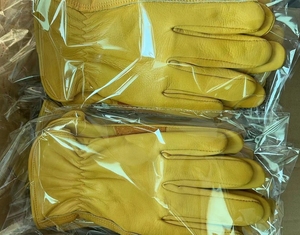 Guantes de Trabajo de Cuero de Alta Calidad y Resistentes con Logotipo Personalizado y Palma Antideslizante para Hombre, Guantes de Seguridad para la Construcción al por Mayor - Product Image 3