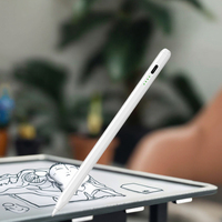 Meepss MPS1012 Pena Stylus Logam untuk Android/iOS - Daya Tarik Magnetik 15mm Ujung Pena Dapat Diganti Kapasitif Aktif Pengisian Cepat Tidak