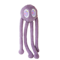 Peluche Pieuvre Kawaii en Gros, Thème Océan Personnalisé, Jouet Amusant à Longues Jambes, Animal en Peluche pour Décoration Intérieure