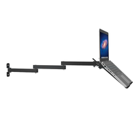 Support mural rétractable et pliable pour ordinateur portable 13-17 pouces avec refroidisseur intégré – Nouveaux accessoires informatiques