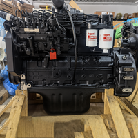 Moteur marin Cummins 6 cylindres 12 soupapes d'occasion pour générateur, excavatrice, bateau - Ensemble moteur diesel marin Cummins