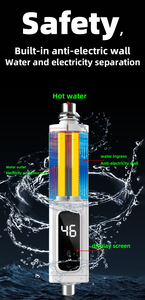 Calentador de Agua Instantáneo sin Tanque, Ecológico, Mini, de Control Mecánico, Ideal para Hogar, Cocina, Exteriores, Hotel y Auto - Product Image 2