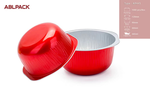 Taza <span class=keywords><strong>de</strong></span> papel <span class=keywords><strong>de</strong></span> aluminio desechable para horno, panadería, magdalenas, queso, pastel, taza, curry, arroz, sopa, tazón, pastel, Pan, Salman, atún, contenedor con tapa para mascotas - Product Image 3