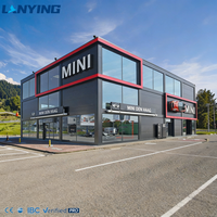 Modelo 3D de alta calidad Industrial peso ligero estructura de acero prefabricada apartamento edificio Modular