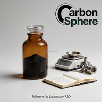 Carbonsphere 99,9% Fullerène pur C60 en poudre 1 gramme Qualité cosmétique Certifié COA TSCA pour applications cosmétiques et laboratoires