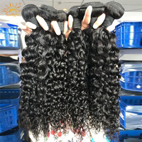 Vente en gros de cheveux vierges brésiliens, cheveux bouclés ondulés, texture droite naturelle, nouveau modèle numéro 4B