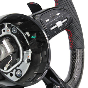 Volant en fibre de carbone standard pour Mercedes Benz CLA <span class=keywords><strong>250</strong></span> E350 W221 W166 GLE 53 - Product Image 5