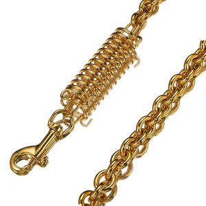 Collier et laisse cubaine pour chien de grande taille, en acier inoxydable solide, résistant aux morsures, réglable, nouvelle collection 2024 - Product Image 6