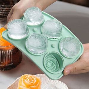 Molde de Silicona para Cubitos de Hielo de 6 Cavidades, Fabricante de Helados, Reutilizable, Ecológico, Logotipo Personalizado OEM/ODM - Product Image 2
