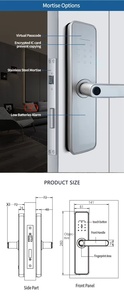 Euro Mortise 4585 6072 Smart <strong>Door</strong> Lock Fingerprint Tuya Wifi Zigbee Ttlock Wifi BLE No Need Gateway Card Code Digital <strong>Door</strong> Lock - Product Image 6