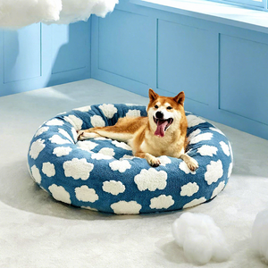 Cama de Lujo Personalizada para Perros y Gatos, Material de Fibra de Algodón Suave y Afelpado, Antideslizante, Autocalentable, Duradera, Gruesa y Plegable - Product Image 5