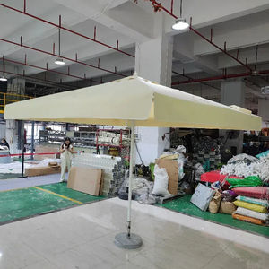 Kare çok boyutlu açık güneş gölge plaj şemsiyesi isteğe bağlı taban ile doğrudan fabrika toptan bahçeleri villa avlular için - Product Image 4