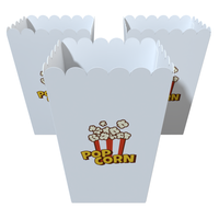 Seau à Popcorn Personnalisé Écologique Imprimé – Boîte à Emporter pour Popcorn et Frites