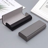 Étui à lunettes fait main portable résistant à la pression pour hommes et femmes, style rétro littéraire, boîte de rangement pour lunettes de vue et de soleil