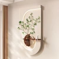 ST Décoration Moderne pour la Maison, Peinture Murale 3D LED en Grès pour Entrée, Lampe Murale Artistique, Peinture Suspendue pour Couloir