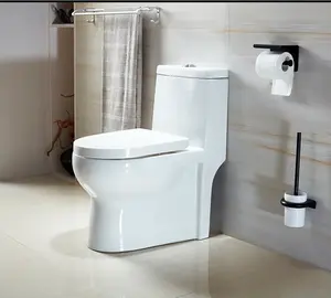 2022 Лидер продаж брендовая сантехника керамический унитаз для туалета и ванной комнаты с двойным сливом напольный Цельный унитаз