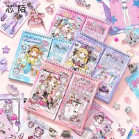 Xinmos Revival Millennium Series Maternity Dress-Up Sticker Book (with Wire-o Binding) Adorable Stickers DIY Bullet