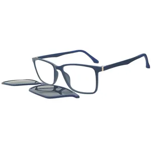 S2010アルテムメガネクリップサングラス男性用磁気偏光サングラス