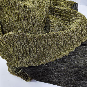 Camicie in tessuto plissettato sostenibile giacca elastica pantaloni in poliestere <span class=keywords><strong>Lurex</strong></span> stampato in ordito Glitter Twill abito a quadri stile - Product Image 4