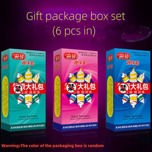 JoyPark – Lot de 6 préservatifs masculins en silicone à picots, étanches, sans phtalates, pour usage anal, jouet sexuel créatif de haute qualité - Product Image 2