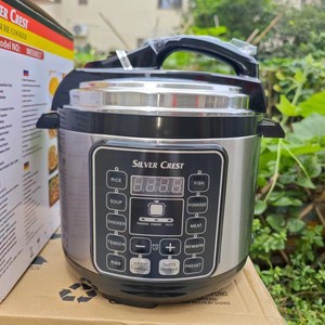 Cuisinière à pression Silvercrest de haute qualité, 6 L, en acier inoxydable, cuiseur à riz, multicuiseur, cuisinière à pression électrique pour la maison - Product Image 2