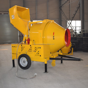 Mezcladora de Concreto de Tambor Reversible para Construcción, con Motor Diésel y Tolva Hidráulica Basculante, Suministro de Fábrica - Product Image 4