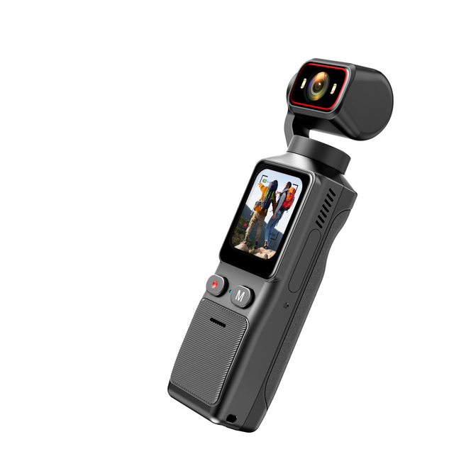 L19 4K Pocket Vlog Camera 180-degree Rotatable Lens Night Vision Wide Angle Anti-Shake 2000mAh Handheld Action Cam