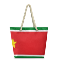 Sac fourre-tout avec drapeau des Bermudes, avec poignées en corde de chanvre, grande capacité, durable, imperméable, sac à bandoulière polyvalent pour le travail, les voyages, la plage