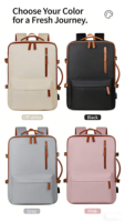 Sac à dos pour ordinateur portable antivol à capacité extensible, rembourré et élégant, pour le bureau, les trajets quotidiens et les voyages, avec port de charge USB